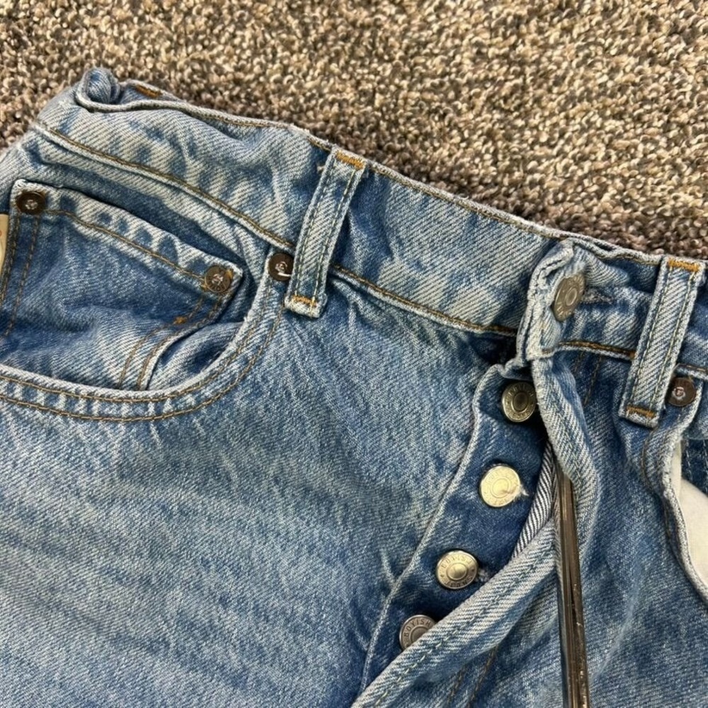 Boyish Ziggy Authentic Rigid Relaxed Fit Jeans Womens 25 Light Wash Denim - Picture 5 of 15